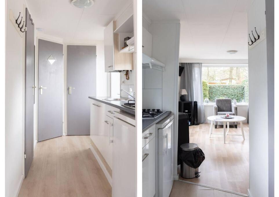 Ideaal Veluwe Bos Chalet Met Sfeervolle Pelletkachel Putten Exterior foto